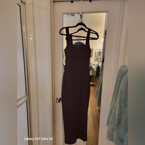 Fabletics Dark Brown Maxi Dress